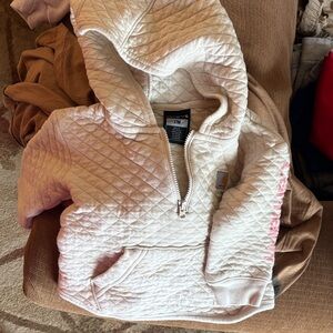 Carhartt Kids Quilted White Hoodie